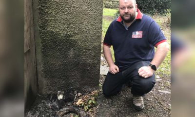 Mark Baxter wreaths fire Donaghcloney