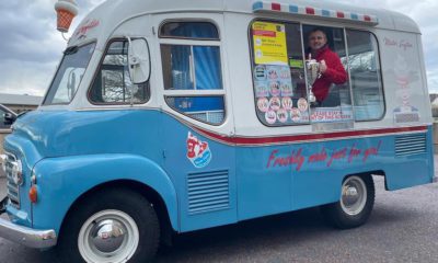 Jimmy Robinson and his ice cream