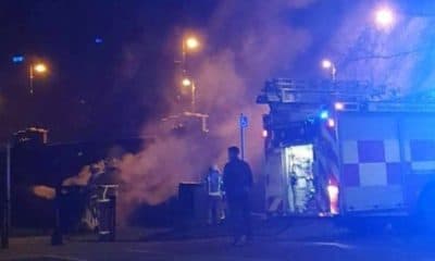 Portadown bin fire