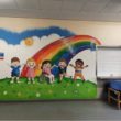 CMK Doodles hospital mural