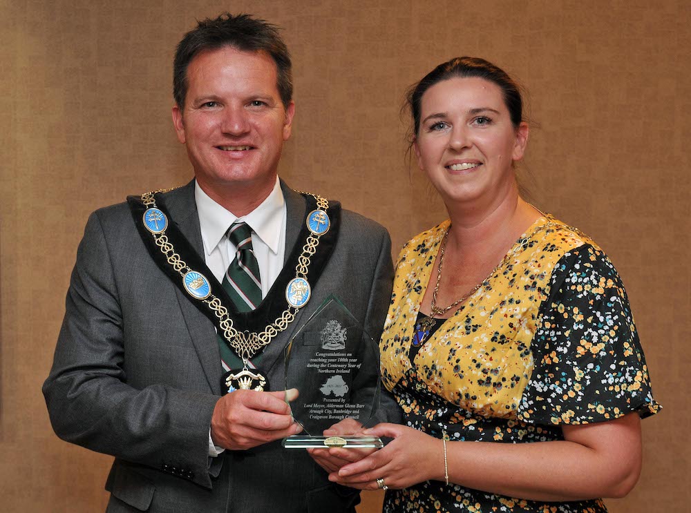 Lord Mayor Alderman Glenn Barr and Lady Mayoress, Mrs Andrea Barr