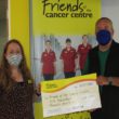 Kieran O'Toole Cancer cheque