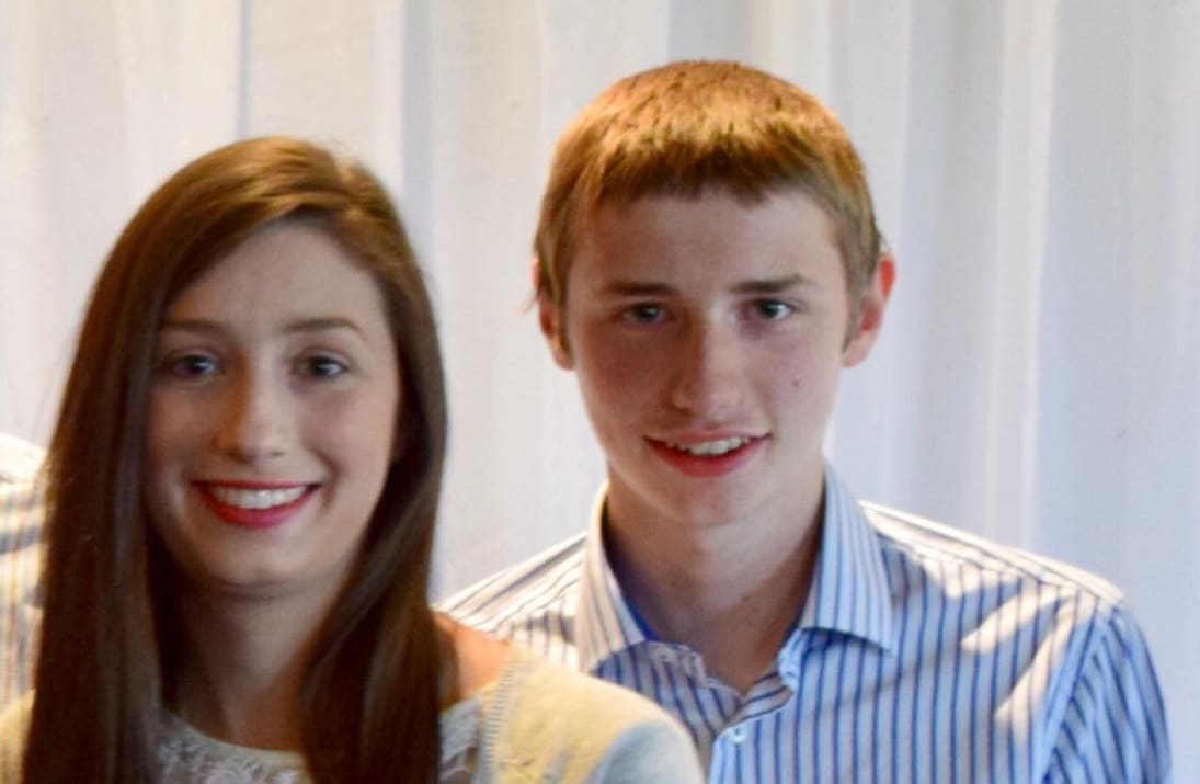 Ruth irwin pictured with her brother John before his sad passing