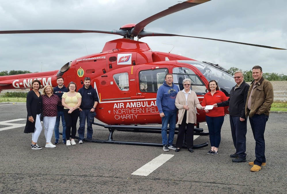 Amanda Quigg donation Air Ambulance