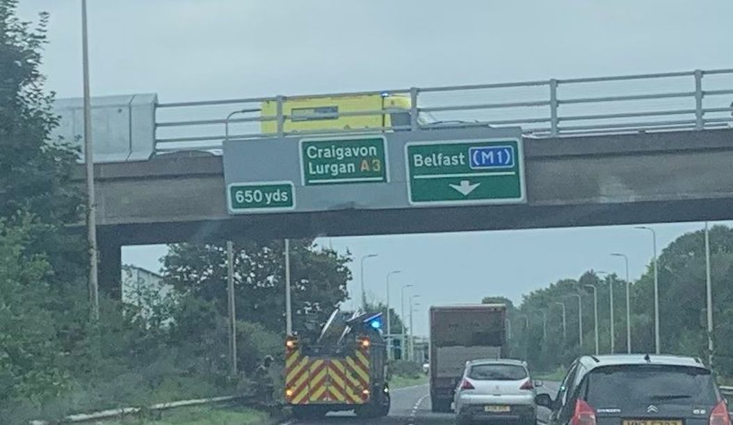 Seagoe Road bridge above Northway in Portadown