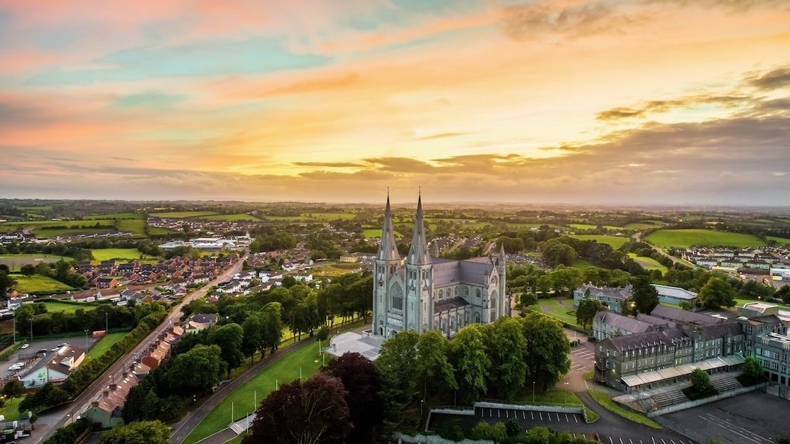 Armagh city aerial