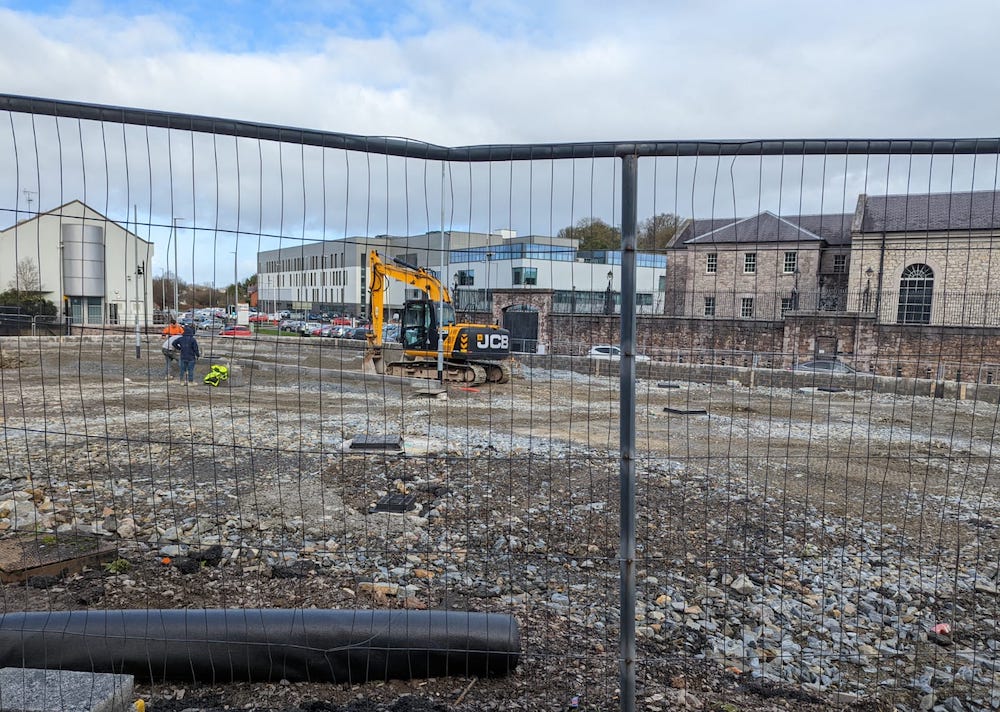 B&M Bargains extension on Lonsdale Road Armagh