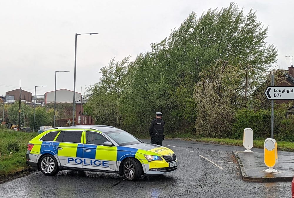 Loughgall Road Portadown police