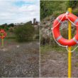 Life rings at Navan Quarry