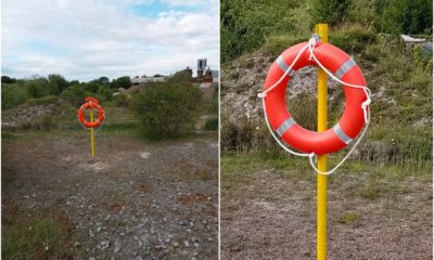 Life rings at Navan Quarry