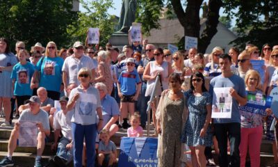 Noah Donohoe rally in Armagh