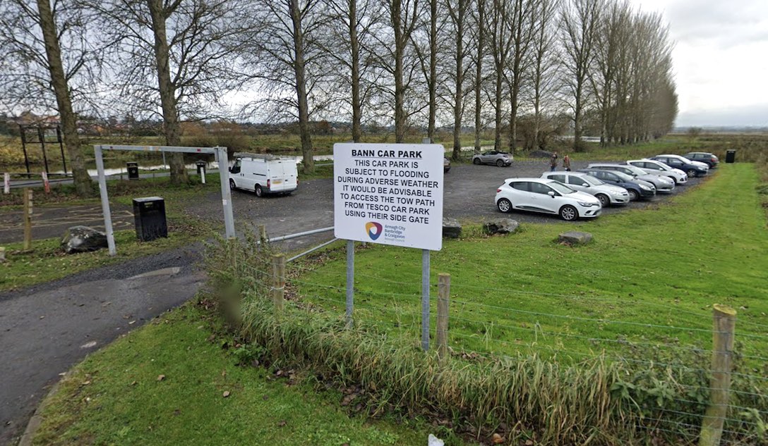 River Bann car park Portadown