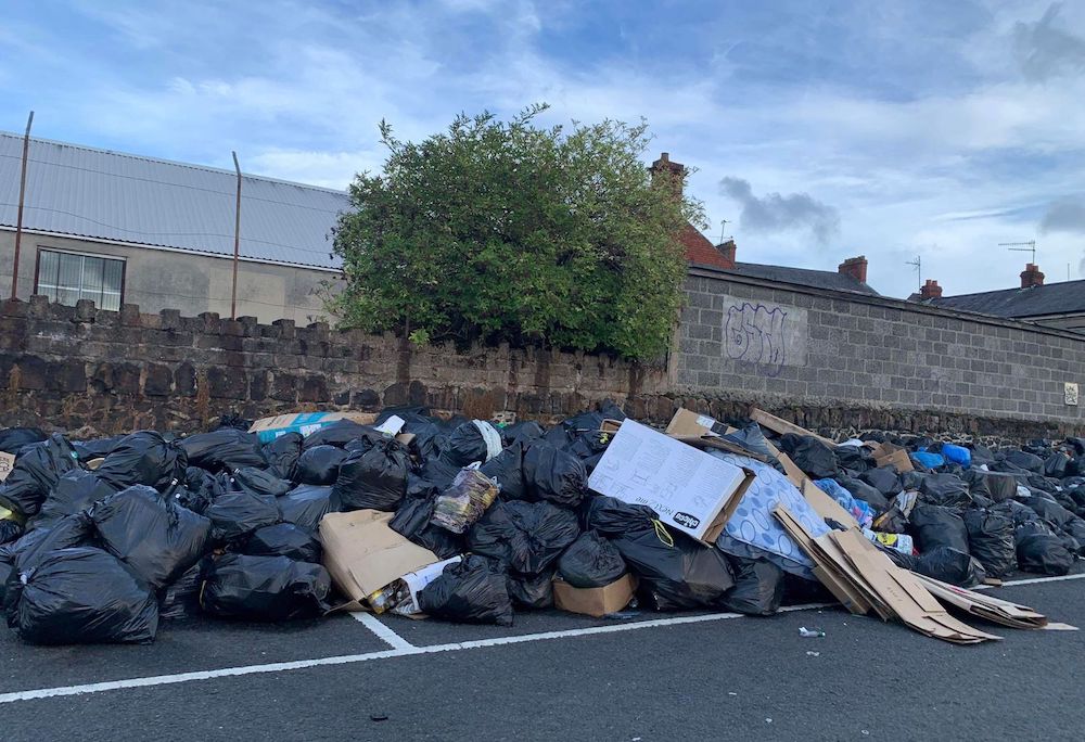 Rubbish bins strike Portadown