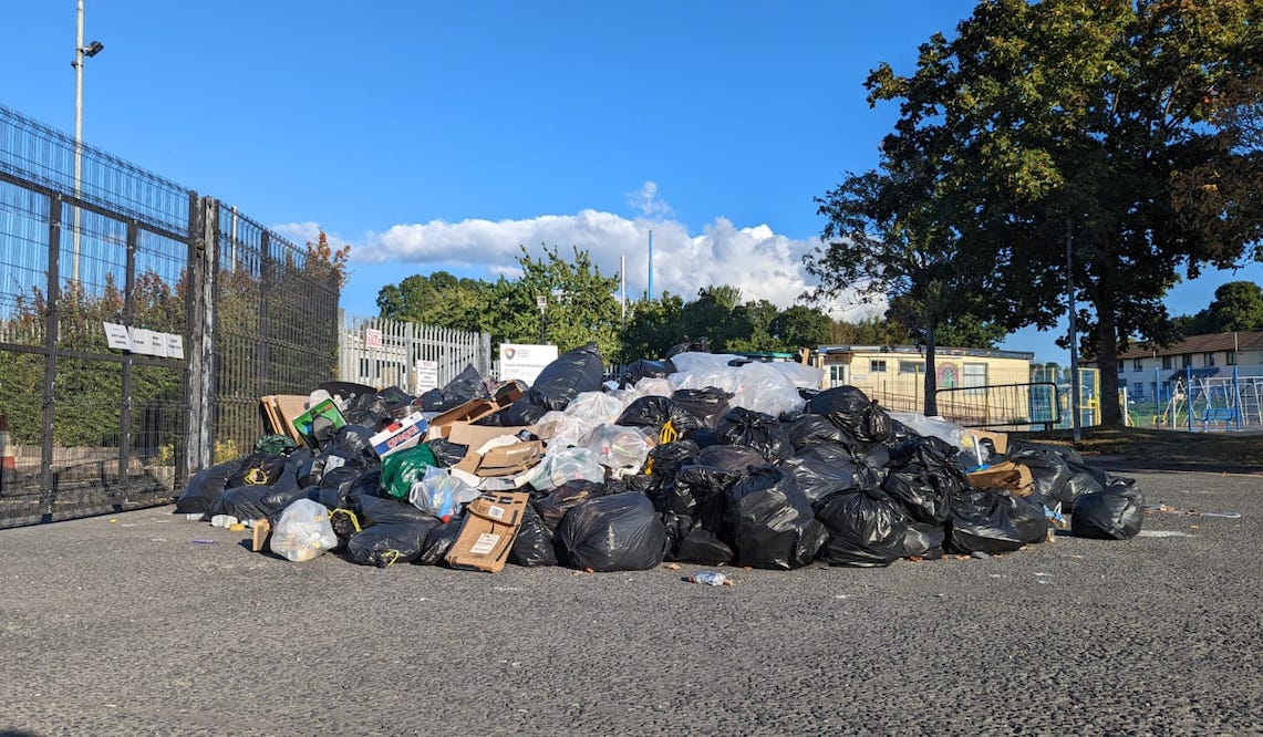 Station Road Armagh rubbish