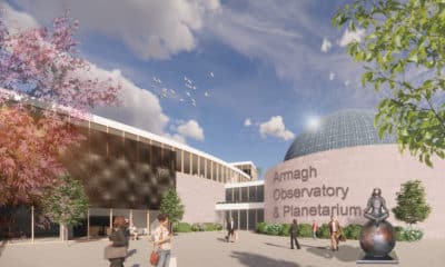 An artist’s impression of Armagh Observatory and Planetarium’s proposed Science and Education Park Redevelopment Project