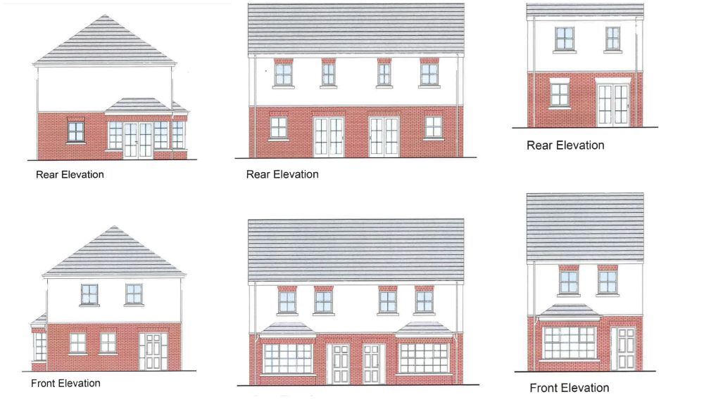 Dromintee houses