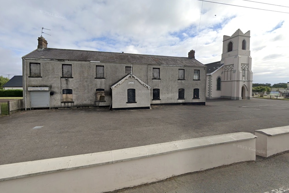 Derelict Derrytrasna primary school