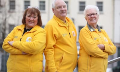 Renate Kyle, (left), chairperson of Armagh Marie Curie Fundraising Group with Marie Curie’s area Community Fundraiser Phil Kane and one of the original members, Margaret Neville, as the group celebrates 30 years of fundraising and channelling over £1.2m to support Marie Curie’s work