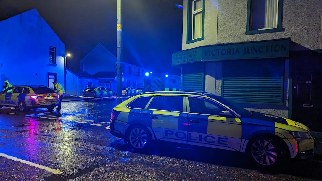 Police Victoria street in Lurgan