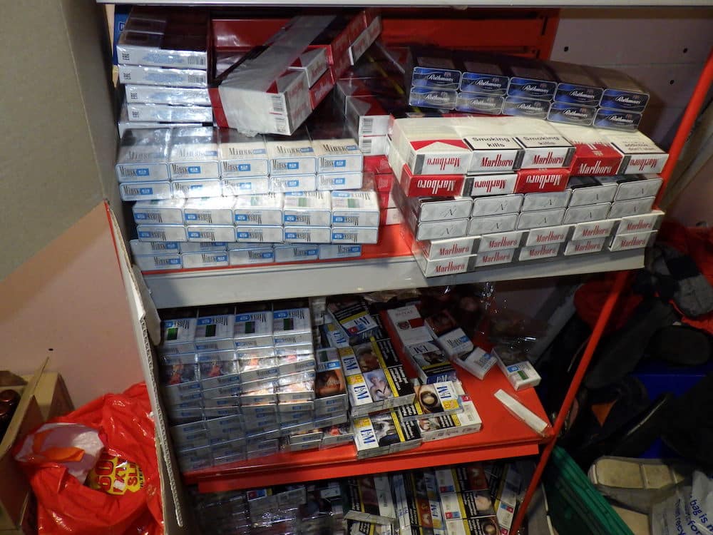 Portadown alcohol and cigarettes seizure 2