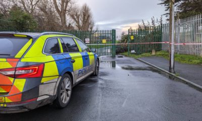 Lord Lurgan Park police scene