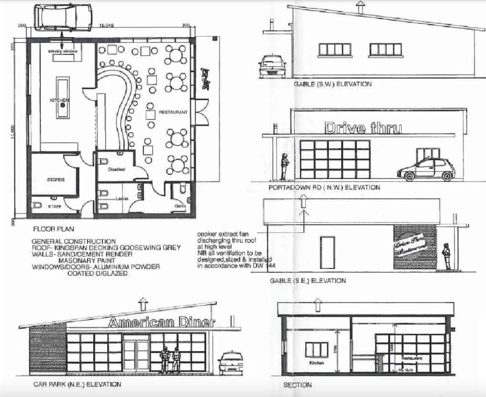 Drive-thru plans for former Centrepoint in Lurgan