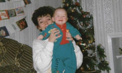 Jacqui Moore with her son Ryan when he was seven months old