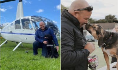 Kyle Murray and his dog Delta