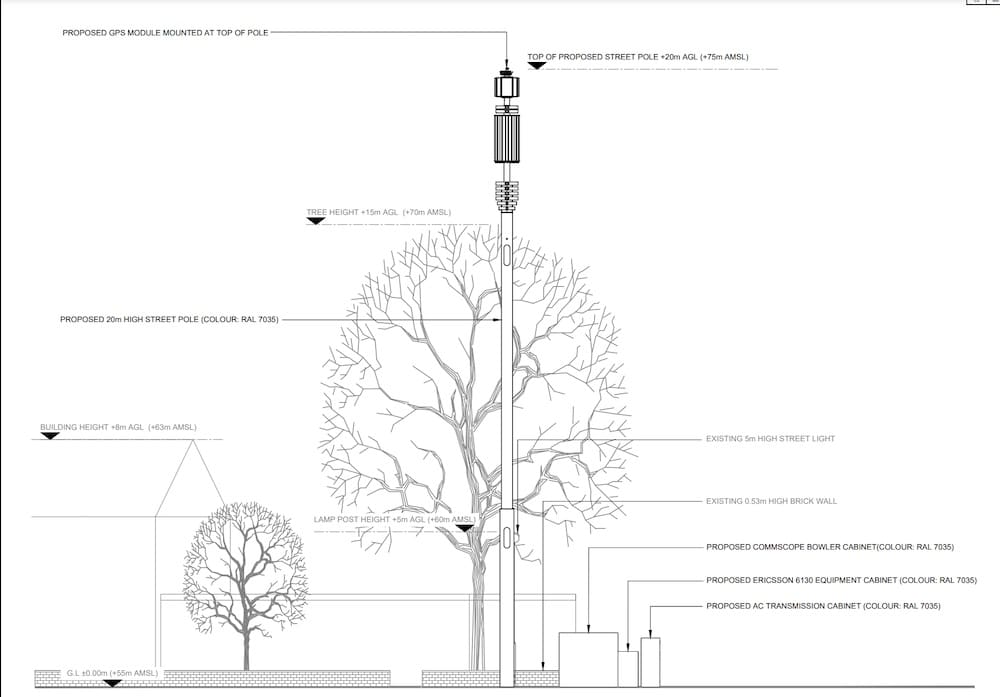 Proposed Lurgan 5G mast plans