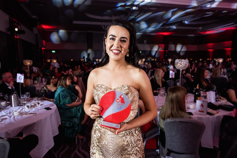 Niamh McCarthy who was awarded Young Business Woman of the Year 2023