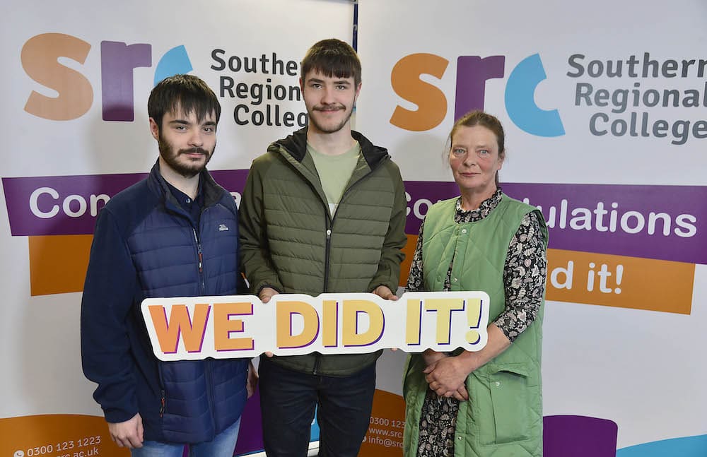 L-R Lee Nugent, Conor Nugent (Wall & Floor Tiling) and Cona Nugent