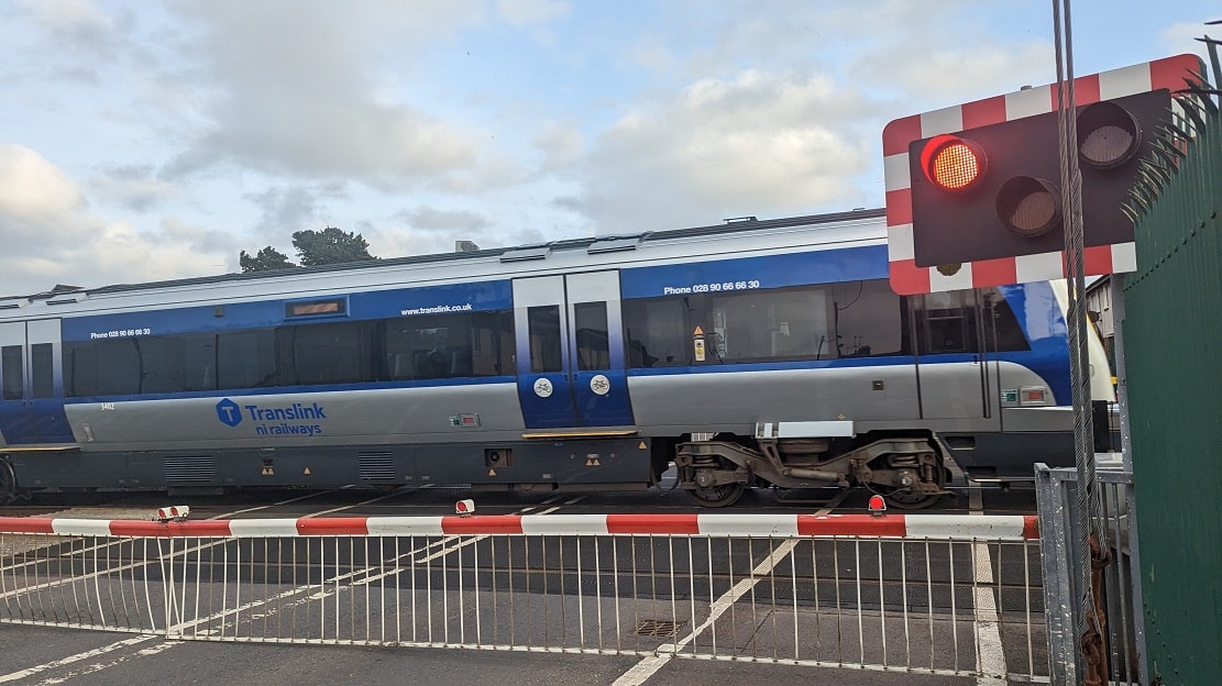 Lake Street Lurgan train crossing