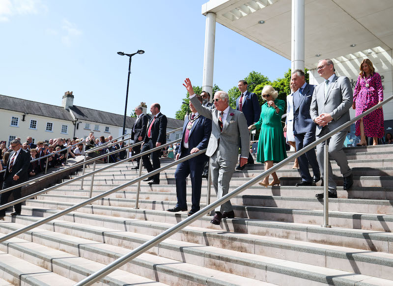 King Charles and Queen Camilla visit Armagh