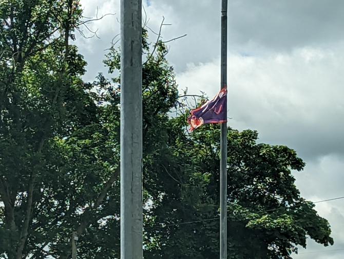 Paramiliatary flag Lurgan