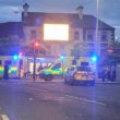 Emergency services at the scene of an RTC on High Street, Portadown