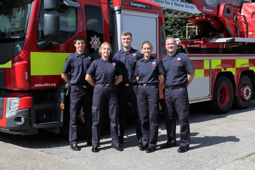 (L-R) Kyle McCandless, Lisburn; Catherine McBride, Tandragee; Aaron McKeown, Lisburn; Nicole Mallen, Banbridge; and Richard Scullion, Lisburn