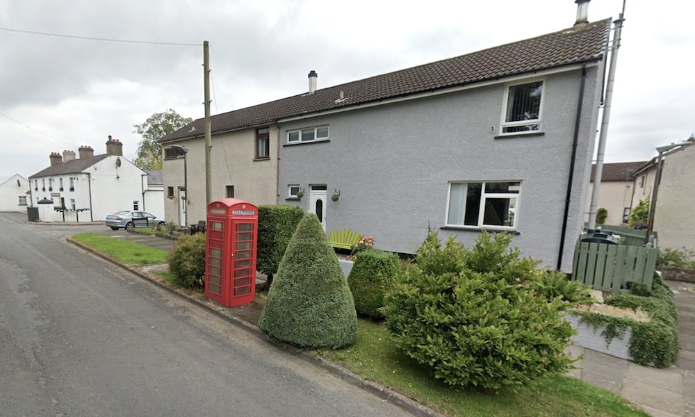 Listed telephone box