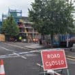 Wall collapse at Foresters Hall in Lurgan