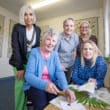 Pictured (L-R) at one of the Nature and Nurture events are Deputy Lord Mayor, Cllr Sorcha McGeown, project participant, Lynn O’Rourke, artist, Deboroah Malcomson, Jill McEneaney, Armagh City, Banbridge and Craigavon Borough Council, and Patricia Lavery, Arts Council NI