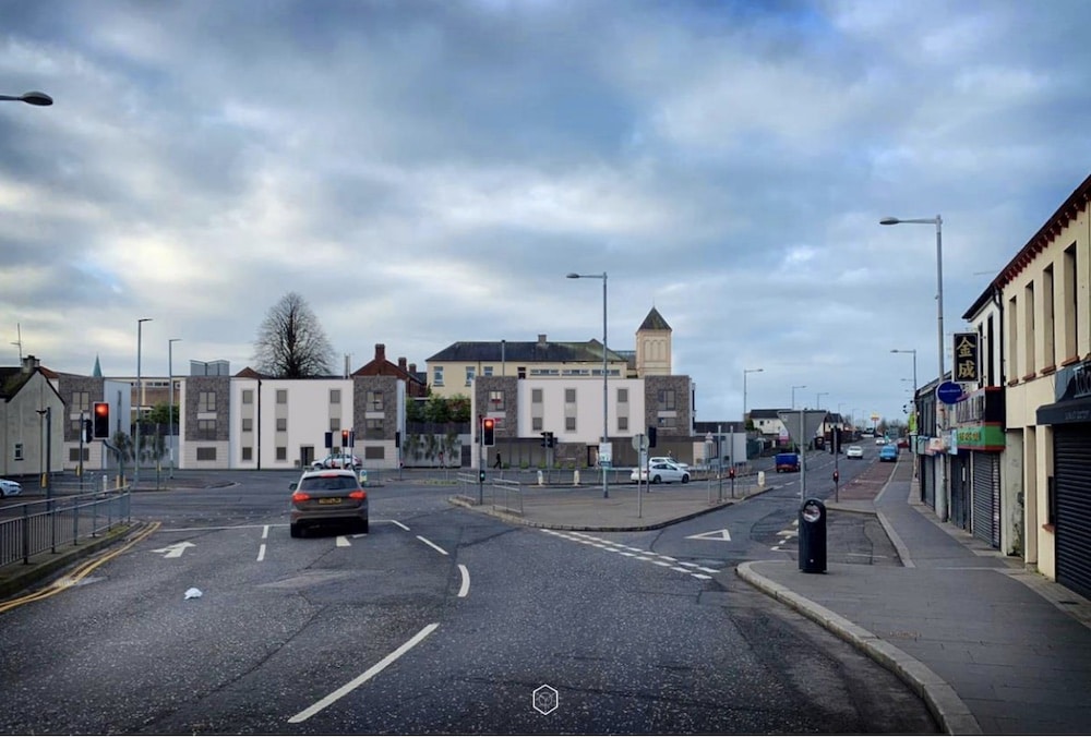 Proposed view of Waring Street – Edward Street plans in Lurgan