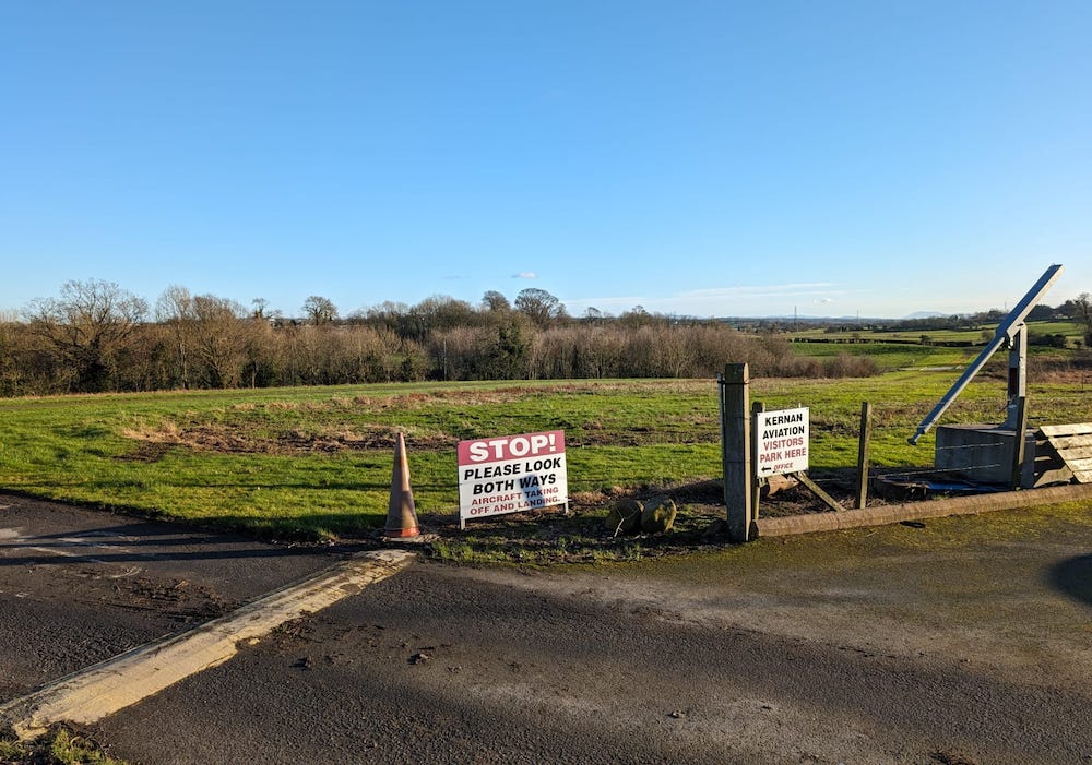 Kernan airfield in Tandragee