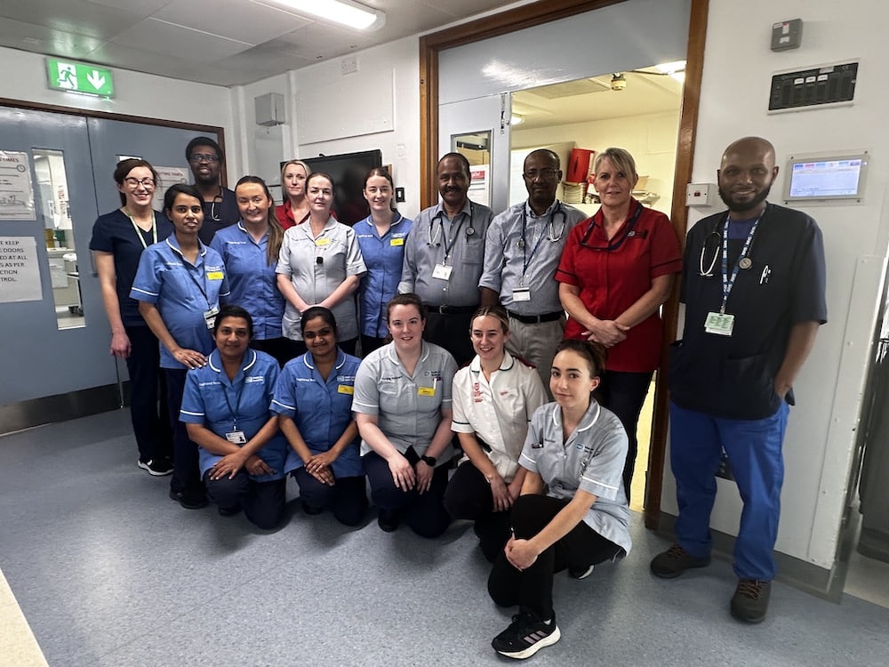 Staff on 3 North Craigavon Area Hospital