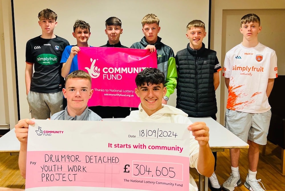 Drumgor Detached Youth Work Project receives £304,605 National Lottery grant