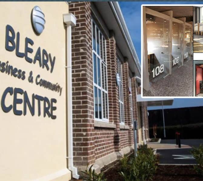 Bleary business centre