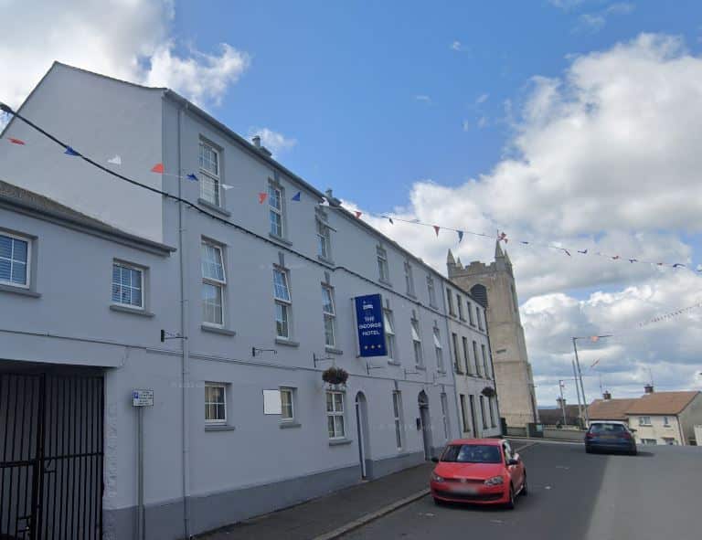 The George Hotel in Caddells Lane, Rathfriland, will be used as a hostel for up to three more years.