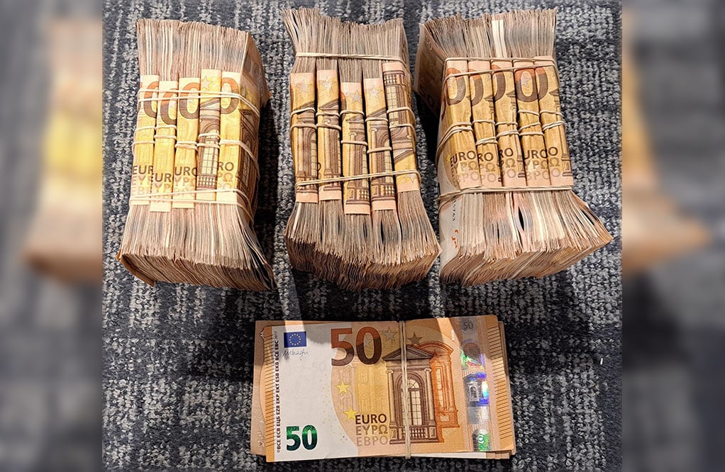 Cash seized in Newry