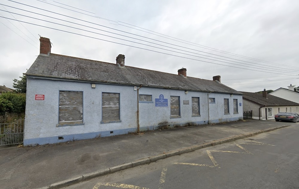 Former St Oliver Plunkett's Primary School in Forkhill