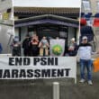 Lurgan policing event protest