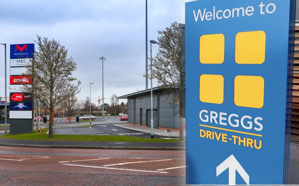 Greggs Drive Thru in Craigavon