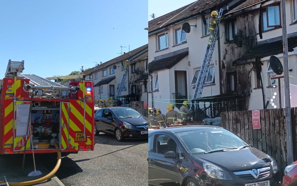 Dominic Street fire in Newry
